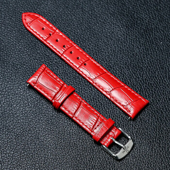 梅花表带原装梅花手表带代用原装款真牛皮男女titoni宇宙空霸787星空