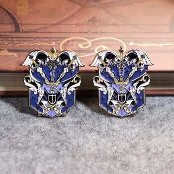 ff14终幻想14同人周边职业金属徽章收藏专属 骑士 5cm仿珐琅