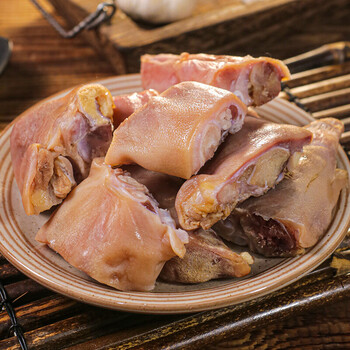 安徽特产农家自制手工腌制风干特色腊味咸猪蹄咸猪蹄2只600g整只发货