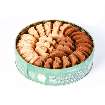 顺丰香港珍妮曲奇聪明小熊饼干吃的儿童零食健康大全320g四味小盒320