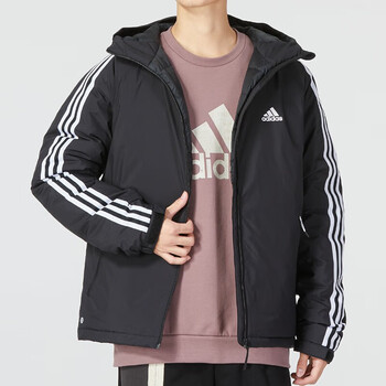 阿迪达斯（adidas） 羽绒服男2022冬季新款户外运动保暖轻薄连帽外套HN2123 HN2123 S