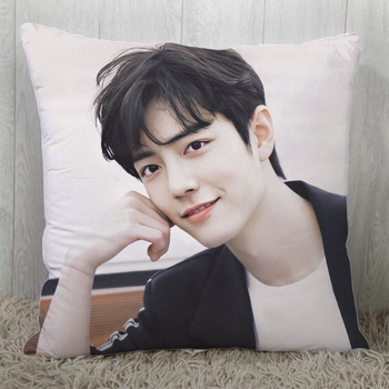 肖战抱枕来图定制x玖少年团沙发靠垫生日礼物1750x50贡缎