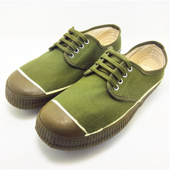 作训鞋迷彩鞋男工地鞋干活低帮老式军绿鞋劳保鞋工地鞋黄球鞋35码225