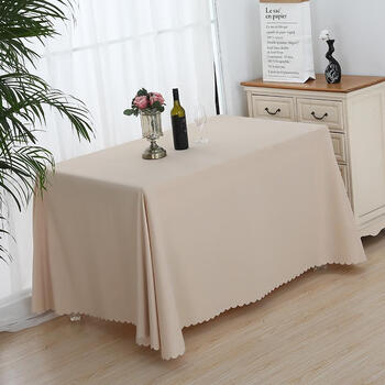 初意 工厂定做公司会议室桌布酒店展台签到台裙展会办公桌裙舞台裙桌