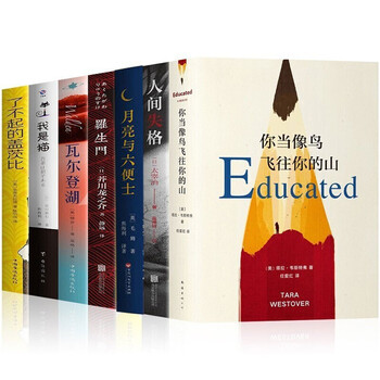 你当像鸟飞往你的山+了不起的盖茨比+月亮和六便士+瓦尔登湖+