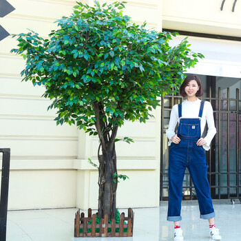 8/1米 仿真树假树仿真树大型仿真榕树室内装饰树人造大树酒店绿植落地
