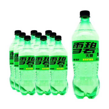 888ml*6瓶装整箱碳酸饮料聚餐大瓶汽水夏日饮品 无糖雪碧888ml*6瓶