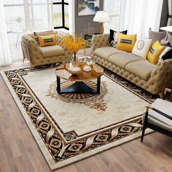 绅士狗欧式高档客厅地毯美式茶几卧室床边毯家用现代简约沙发地毯1777