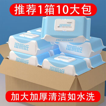 bpe擦屁股湿巾纸湿厕纸家庭装厕所纸厕纸湿巾女生成人湿厕巾家庭装实