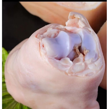 带皮土猪小肘拐小蹄膀猪脚环带骨猪脚圈肘圈 精选新鲜猪拐骨4斤【净重