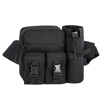 工地工具挎包战术跑步路亚包多功能腰包男士干活工地运动斜挎包工作