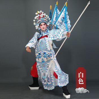 【演出戏服】京剧戏曲服装男武生大靠戏剧服靠武将靠旗将军定军山霸王