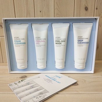 艾多美护肤品韩国atom美艾多美六件套补水保湿 清洁四件套