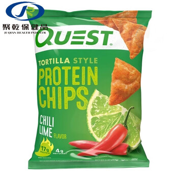 美国进口蛋白薯片健身零食代餐乳质能量棒 翠绿色 墨西哥肉卷味(新