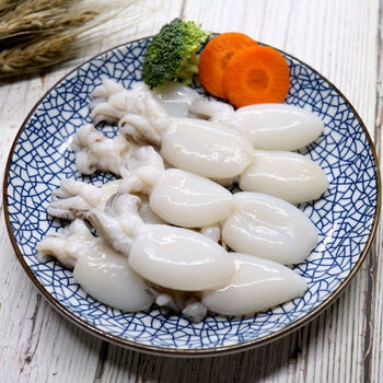 轻恋【顺丰快递】新鲜小墨鱼仔鲜活海鲜墨斗鱼墨鱼仔冷冻生鲜 每斤