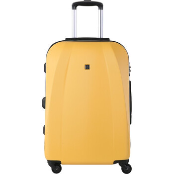 SUISSEWIN拉杆箱旅行箱万向轮行李箱男女学生密码箱皮箱托运箱24英寸黄6104