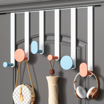 默然诺尔门后挂钩免钉门背式挂衣架免钉打孔创意置物架墙上壁挂衣服
