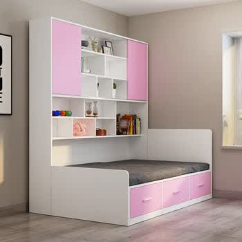 2米单人收纳床小户型多功能高箱储物床榻榻米床带柜子卧室抽屉收纳床