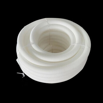 igiftfirepp白色阻燃塑料波纹管穿线软管电线电工绝缘pe塑料套管蛇皮