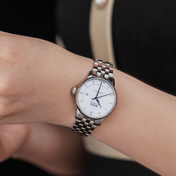 美度mido新款贝伦赛丽系列瑞士自动机械情侣女士手表m0372071103100