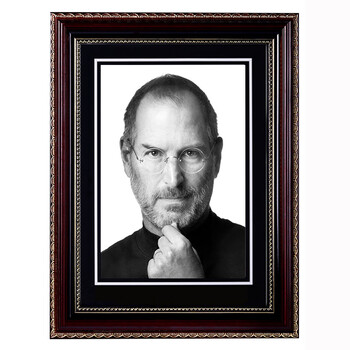 灵堂照片12寸/16寸老人相框 遗像相框 高档深红 洗黑白照片 16寸照片