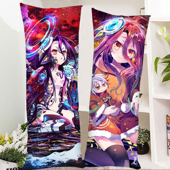 林中鸟游戏人生抱枕白休比等身抱枕长抱枕空吉普莉尔动漫周边枕头二