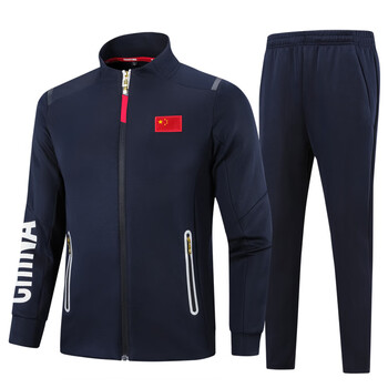 战纹中国队服运动服套装男女体育学生训练服武术散打乒乓球游泳领奖服