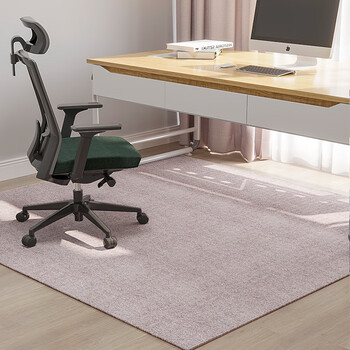 羽相印电竞椅地毯地板保护垫电竞电脑椅方形垫子防滑垫 米棕色tpe单