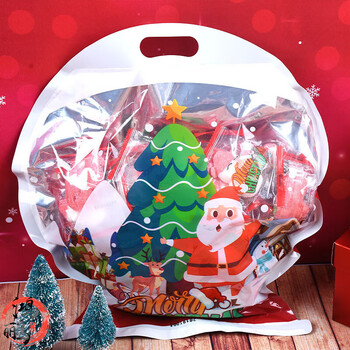 泉旺圣诞节糖果网红圣诞老人造型棉花糖卡通造型独立包装节日软糖 圣