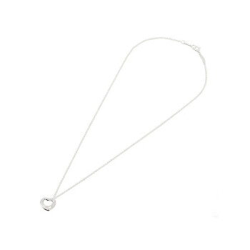 蒂芙尼Tiffany & Co./蒂芙尼925银Heart心形吊坠项链40cm 25152336