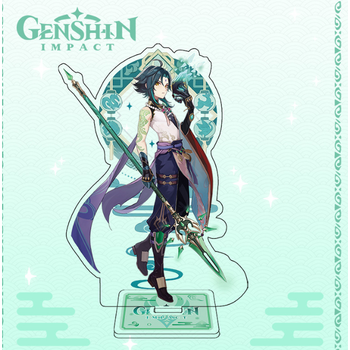 原神周边大立牌魈优菈珊瑚宫心海钟离亚克力透明双面立绘游戏周边