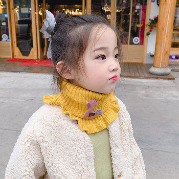 宝宝围巾冬季保暖可爱女童秋冬薄款脖套男童女冬针织春秋儿童围脖 1