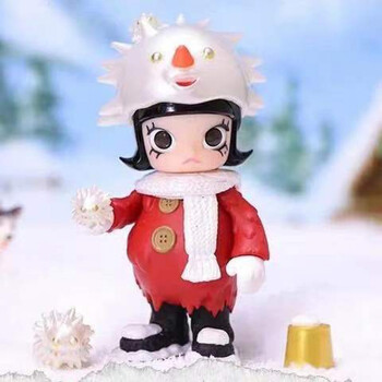 大久保molly大久保instinctoy娃娃侵蚀盲盒潮玩摆件雪人全新未拆盒