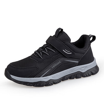 wnhc爸爸鞋春秋款中老年运动鞋男防滑软底健步旅游舒适加宽加肥老人鞋