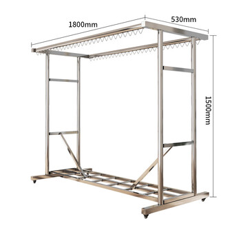 莱伏邦达凉被子的架子不锈钢晾衣架落地可折叠家用阳台室外晾衣杆可