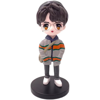 肖战手办 周边同款q版卡通公仔玩偶娃娃模型生日礼物定制黏土人偶 浅