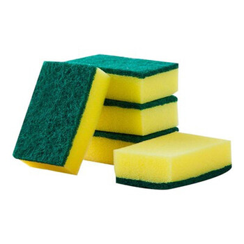 洗碗海绵块厨房不沾油刷锅神器家用洗碗布双面清洁棉百洁布魔力擦方形