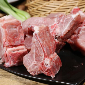 多肉猪龙骨新鲜国产猪龙骨猪骨头猪脊骨猪背骨酱骨头食材净重2斤多肉
