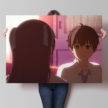 你好世界海报helloworld你好世界动漫海报周边一行瑠璃直实宿舍卧室