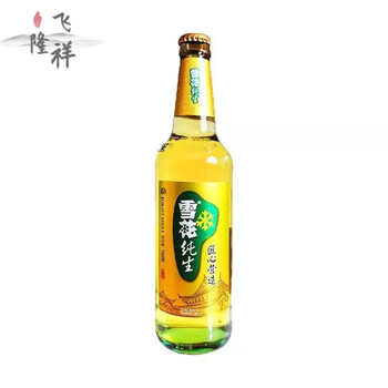 红允雪花纯生瓶装 500ml*6/12瓶 沈阳雪花啤酒纯生匠心营造snow/500ml