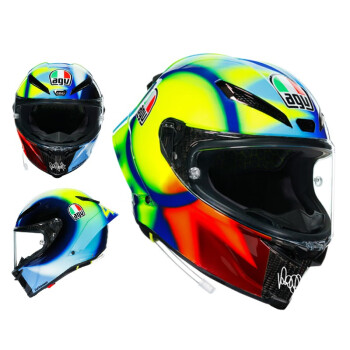 AGV车迷辰AGV PISTA GPRR摩托车头盔四季全盔碳纤维赛道罗西限量头盔 RR SOLELUNA 2019 日月罗拉 S