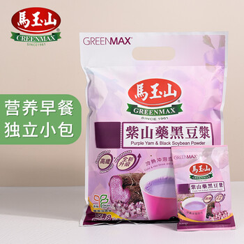 马玉山台湾原装进口紫山药黑豆浆30公克 12小包多种营养谷物搭配 图片价格品牌报价 京东