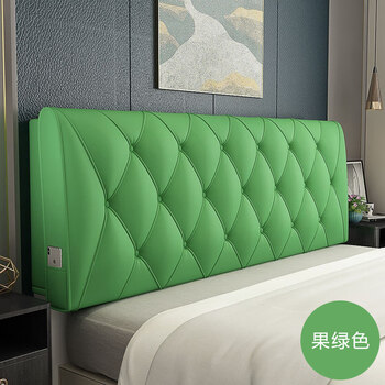 c6-果绿色-哑光皮 宽200*高60*厚6(有无床头请备注)