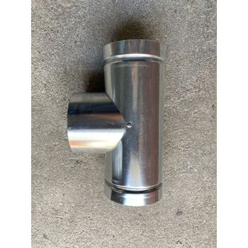 柴火灶烟囱管排烟管土灶烟筒排烟管铁皮烟筒地锅管子78910厘米三通防