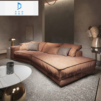 喜奇隆  异型沙发baxter意式大转角沙发客厅现代极简异形科技布艺网红