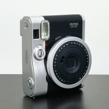 FUJI FILMinstax mini90 即拍即得 一次成像相机 520礼物送恋人靠谱 海外版 mini90 经典黑 官方标配(海外版)