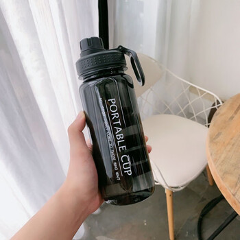 水杯男女运动健身水壶防摔防爆塑料杯夏天喝水杯子网红夏无滤网600