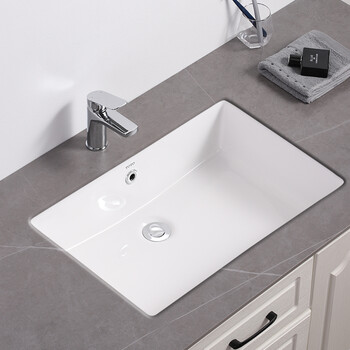 台下盆嵌入式台盆陶瓷洗手盆洗脸盆 lw537rb/546/596rb/55b lw548b单