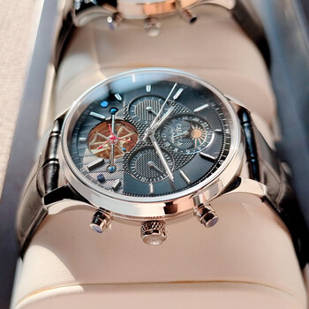 卡罗莱(caluola) 男士手表镂空多功能机械表品牌手表男2022年新款商务