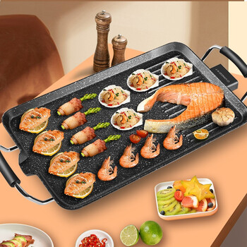 扬子yangzi韩式家用多功能小型迷你电烤盘煎烤串机一体烤肉锅韩式无烟